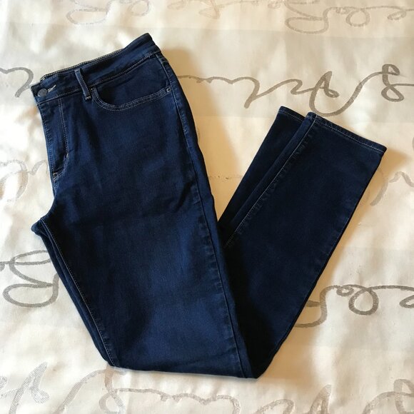 Levi 711 Dark Wash Skinny Jeans Size 31 - Picture 1 of 13
